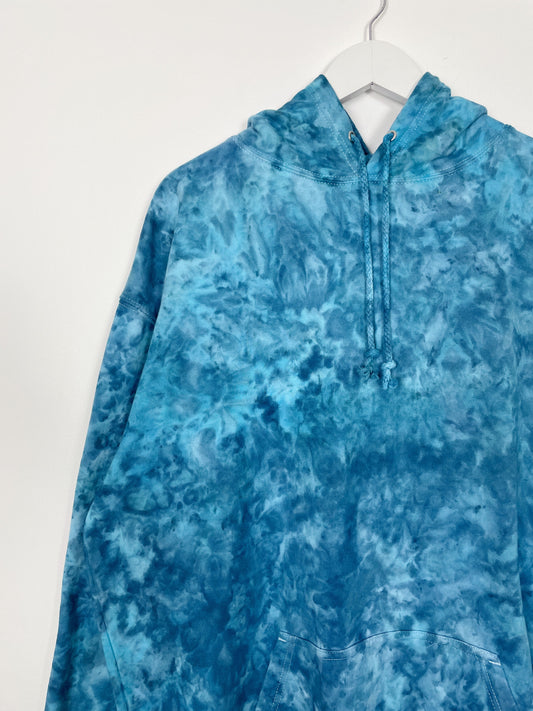 XXL | Ice Dye Ocean Hand Dyed Pullover Hoodie