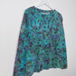 Ice Dye Longsleeve Top Blue Purple Green