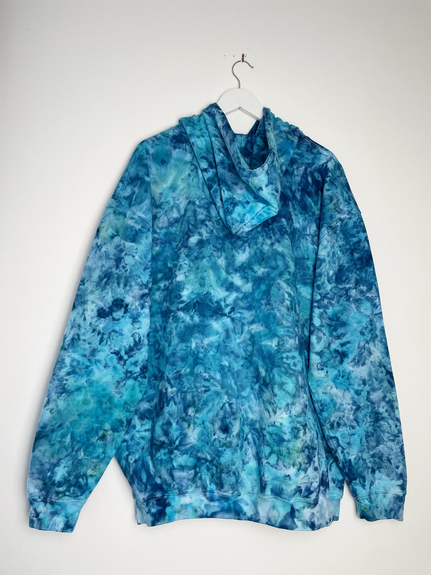 XXL | Ice Dye Ocean Hand Dyed Pullover Hoodie