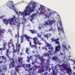 XXL | Ice Dye Purple Hand Dyed Pullover Hoodie