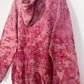 L | Ice Dye Crushed Raspberry Hand Dyed Pullover Hoodie