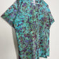 XL | Ice Dye Amethyst Jungle Hand Dyed Ice Tie Dye T-Shirt