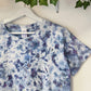 S | Frozen Waves Hand Dyed Ice Dye T-Shirt