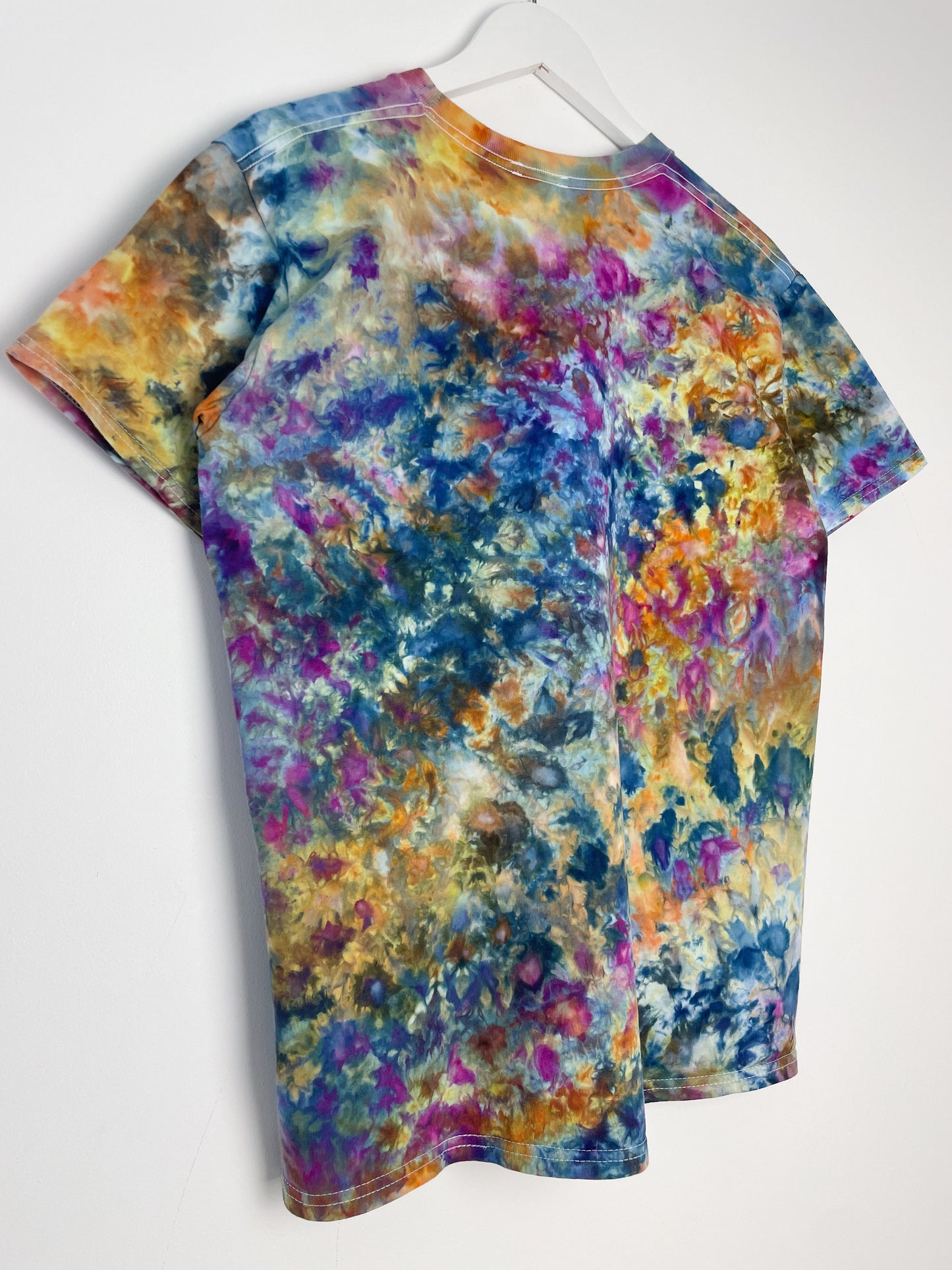 M | Ice Dye Blue Sunrise Hand Dyed Ice Tie Dye T-Shirt