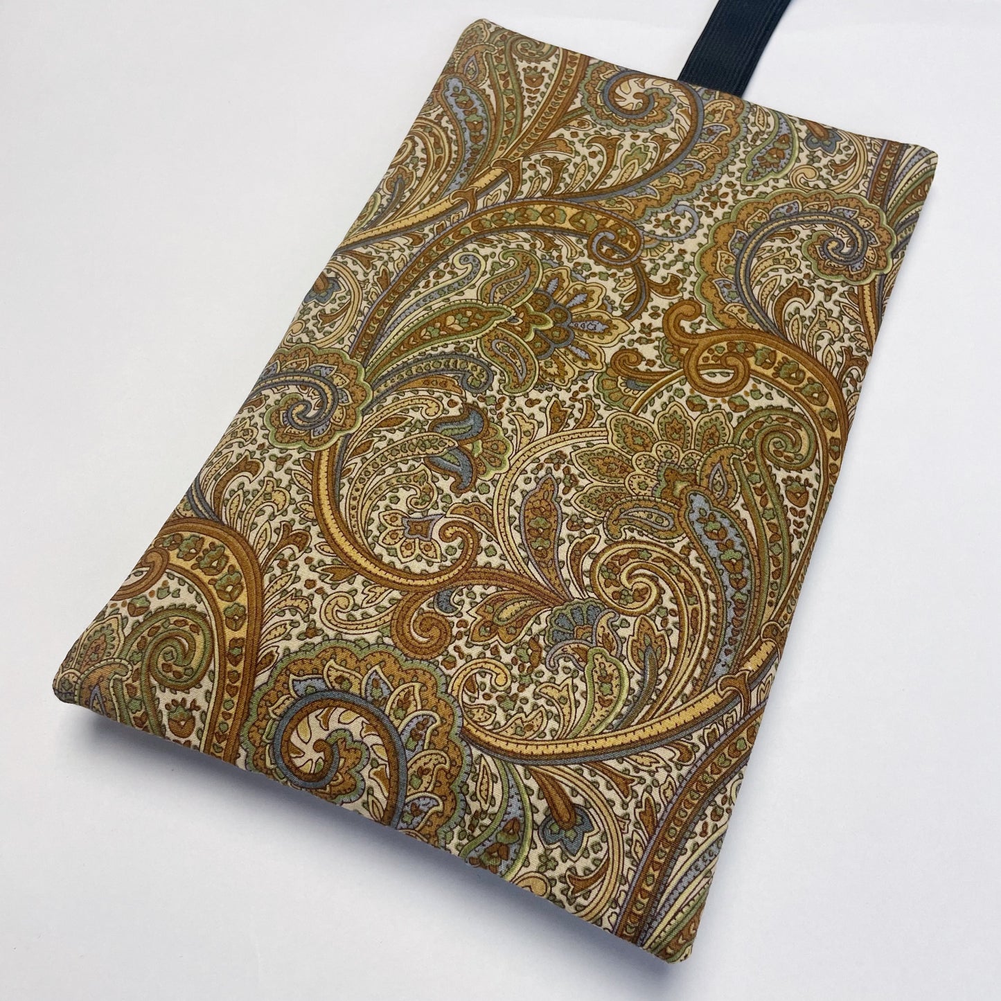 Handmade Tobacco Pouch | Brown Paisley Print Tobacco Storage Holder