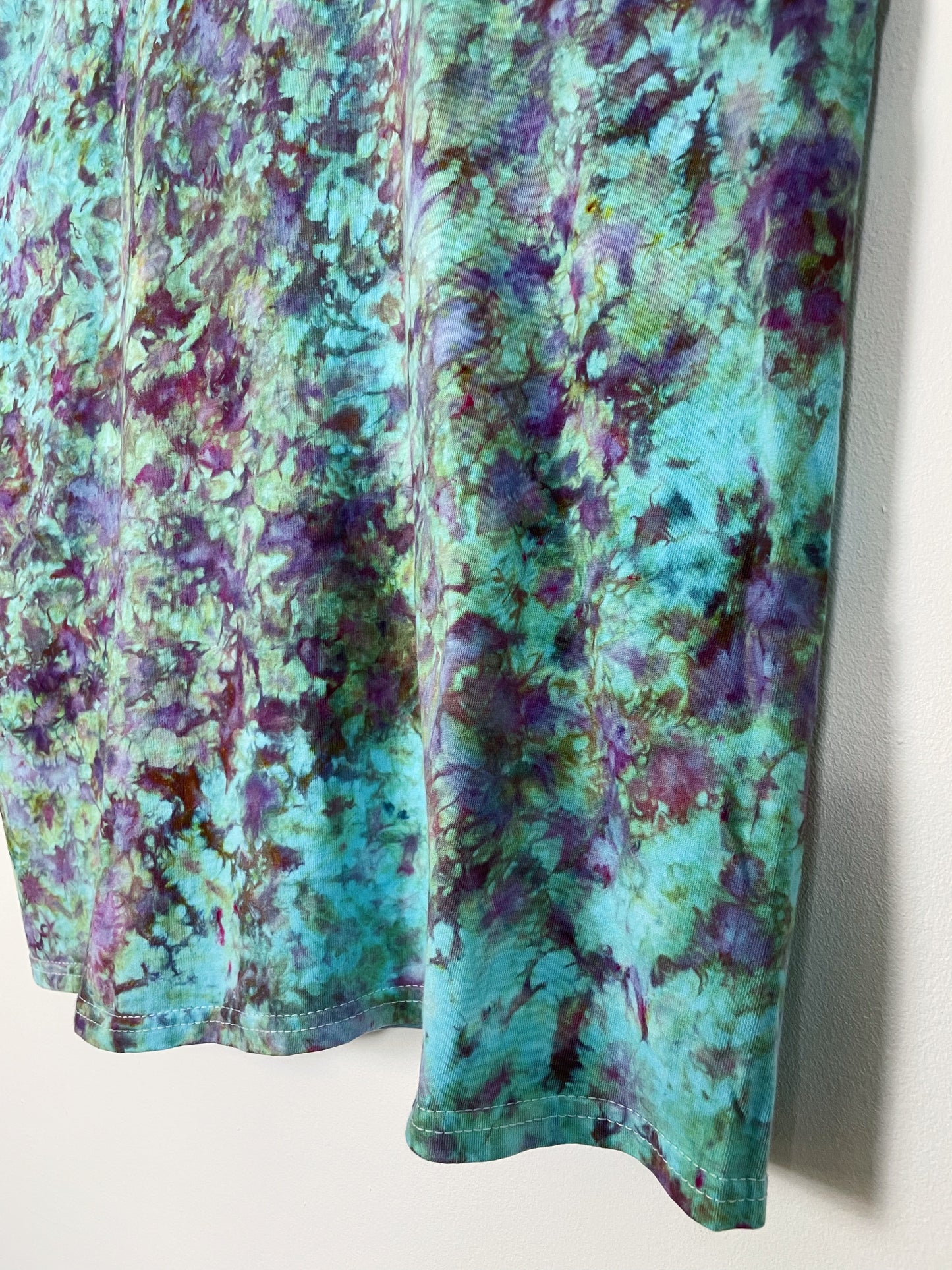 XL | Ice Dye Amethyst Jungle Hand Dyed Ice Tie Dye T-Shirt
