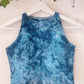 Ice Dye Ocean Blue Crop Vest