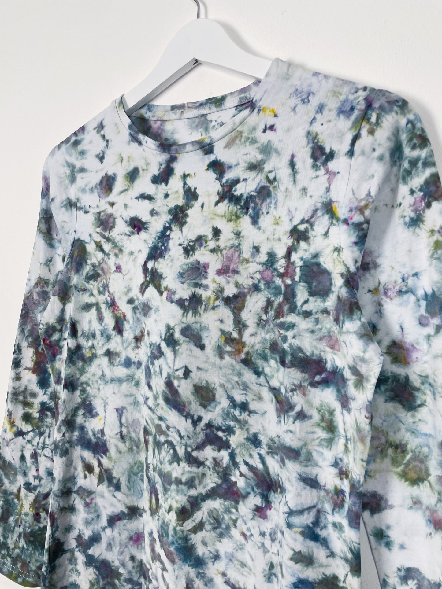 Ice Dye Longsleeve Top Cosmic Black