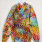 XL | Ice Dye Rainbow Multicolour Hand Dyed Pullover Hoodie