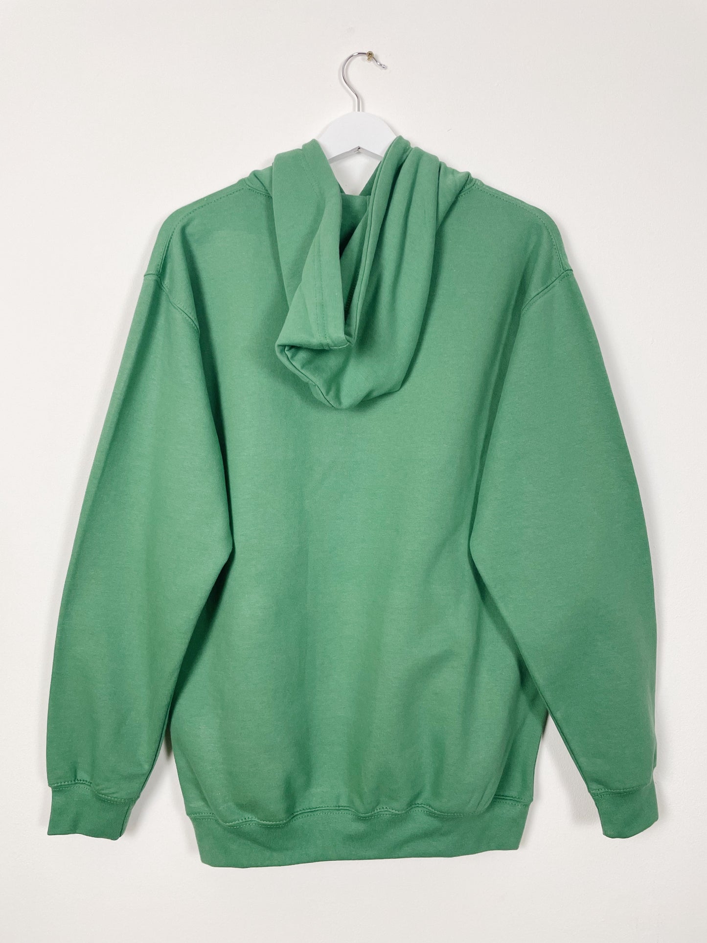 Mountain - Green Hand Embroidered Unisex Hoodie