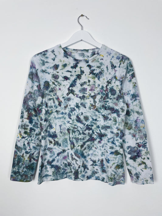 Ice Dye Longsleeve Top Cosmic Black