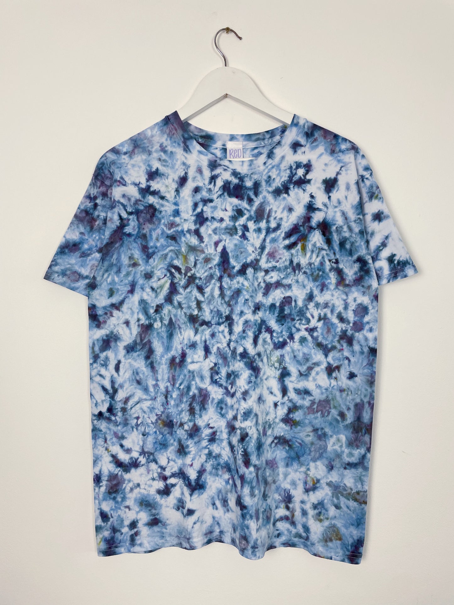 M | Ice Dye Frozen Waves Hand Dyed Ice Tie Dye T-Shirt