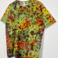 XL | Ice Dye Rainbow Multicolour Hand Dyed Ice Tie Dye T-Shirt