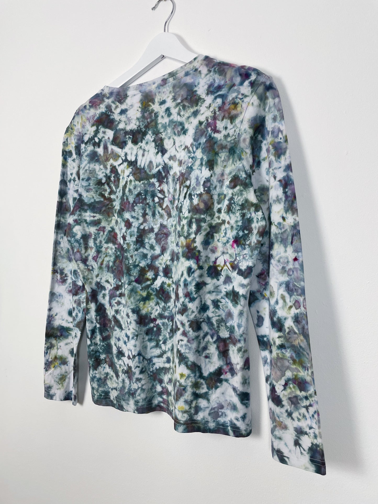 Ice Dye Longsleeve Top Cosmic Black