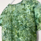 S | Ice Dye Dark Green Hand Dyed Ice Tie Dye T-Shirt