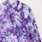 L | Ice Dye Purple Hand Dyed Pullover Hoodie
