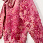M | Ice Dye Crushed Raspberry Hand Dyed Pullover Hoodie