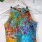 Ice Dye Rainbow Crop Vest