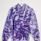 M | Ice Dye Purple Hand Dyed Pullover Hoodie