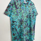 L | Blue Purple Ice Dye Hand Dyed T-Shirt
