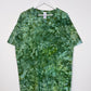 XL | Ice Dye Dark Green Hand Dyed Ice Tie Dye T-Shirt