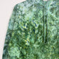 M | Ice Dye Dark Green Hand Dyed Pullover Hoodie