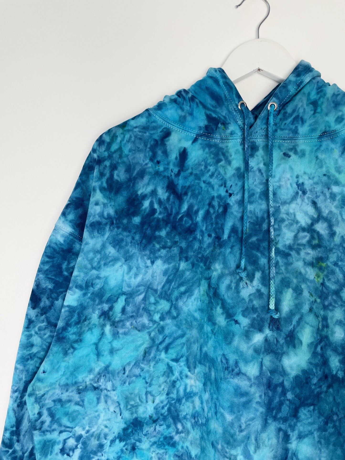 XXL | Ice Dye Ocean Hand Dyed Pullover Hoodie