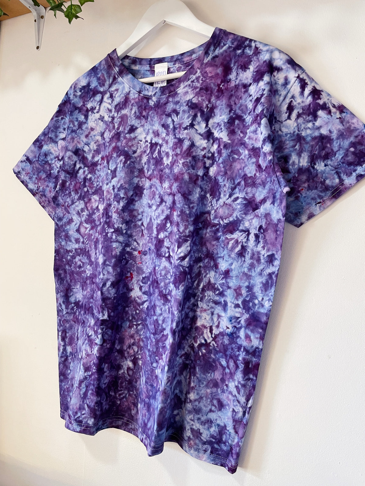 L | Purple Ice Dye T-Shirt