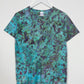 S | Blue Purple Ice Dye T-Shirt