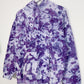 M | Ice Dye Purple Hand Dyed Pullover Hoodie
