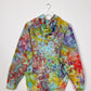 M | Ice Dye Rainbow Multicolour Hand Dyed Pullover Hoodie