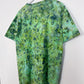 L | Ice Dye Green Hand Dyed Ice Tie Dye T-Shirt