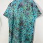 L | Blue Purple Ice Dye Hand Dyed T-Shirt