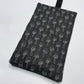 Handmade Tobacco Pouch | Black Mushroom Print Tobacco Storage Holder