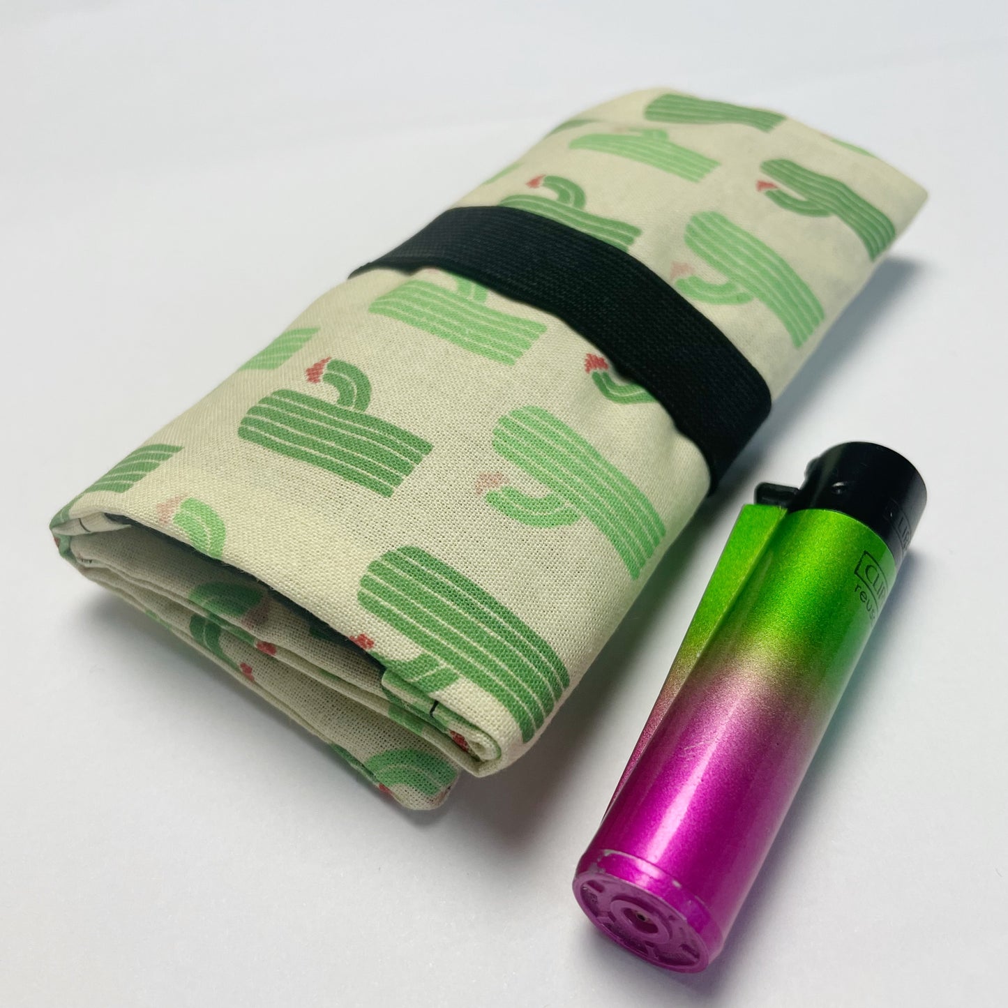 Handmade Tobacco Pouch | Cactus Print Tobacco Storage Holder