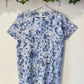 S | Frozen Waves Hand Dyed Ice Dye T-Shirt