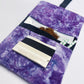 Handmade Ice Dye Tobacco Pouch | Purple Tobacco Storage Cover