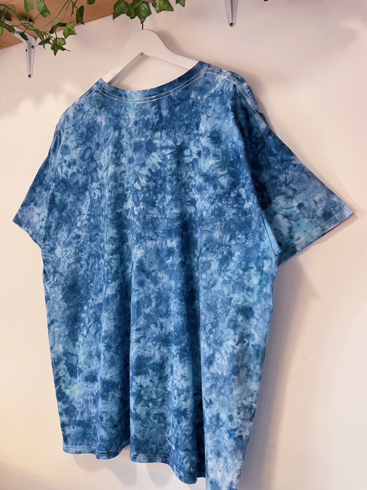 XXL | Ocean Blue Ice Dye T-Shirt
