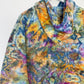 XL | Ice Dye Blue Sunrise Hand Dyed Pullover Hoodie