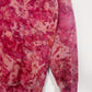 XL | Ice Dye Crushed Raspberry Hand Dyed Pullover Hoodie