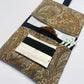 Handmade Tobacco Pouch | Brown Paisley Print Tobacco Storage Holder