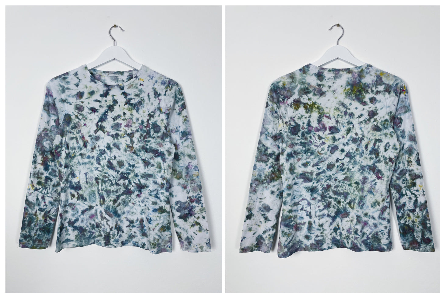 Ice Dye Longsleeve Top Cosmic Black