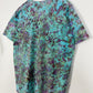 XL | Ice Dye Amethyst Jungle Hand Dyed Ice Tie Dye T-Shirt
