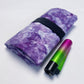 Handmade Ice Dye Tobacco Pouch | Purple Tobacco Storage Cover