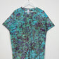 XL | Ice Dye Amethyst Jungle Hand Dyed Ice Tie Dye T-Shirt