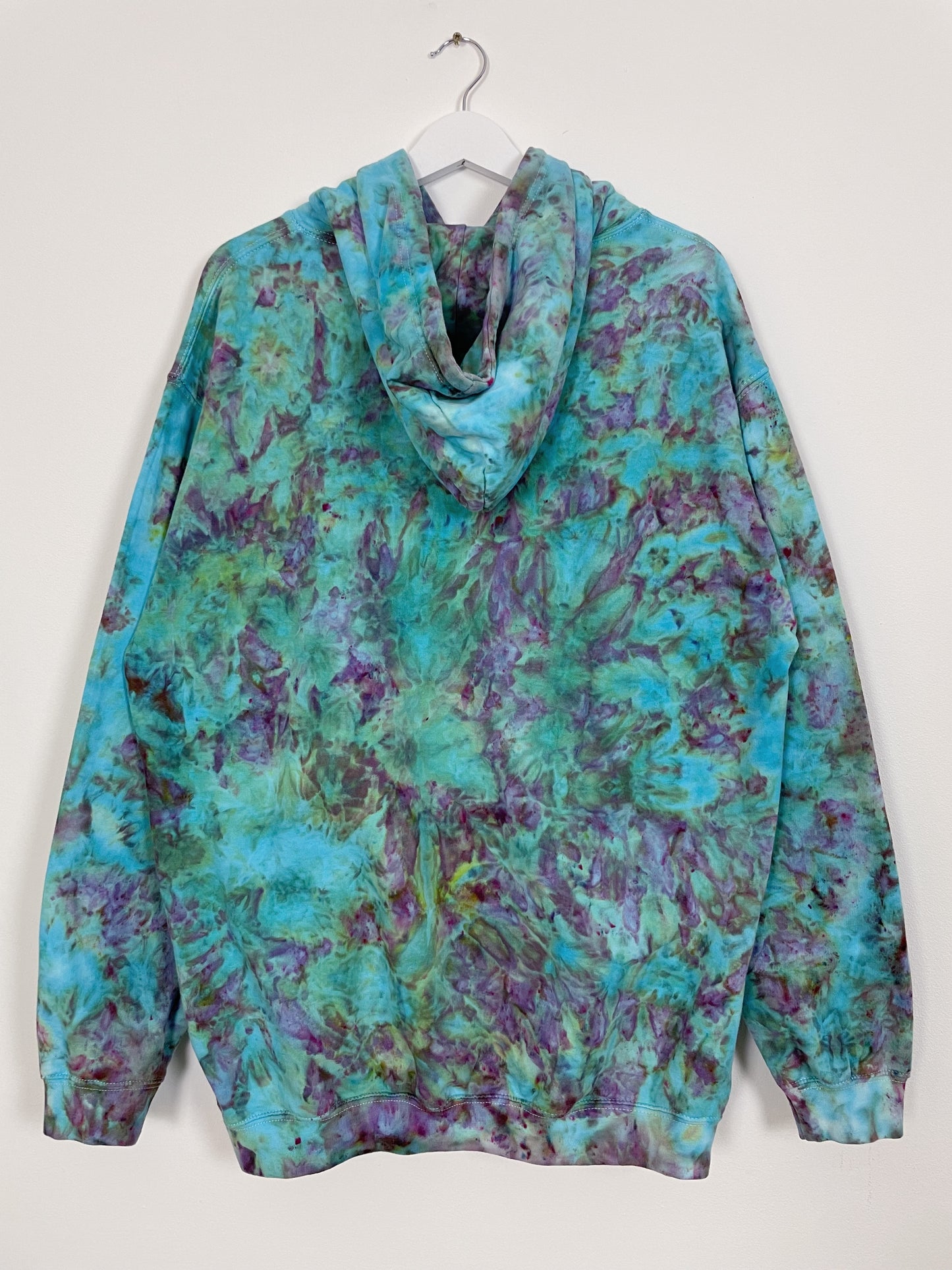 XL | Ice Dye Hand Dyed Pullover Hoodie