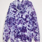 XXL | Ice Dye Purple Hand Dyed Pullover Hoodie