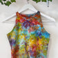 Ice Dye Rainbow Crop Vest