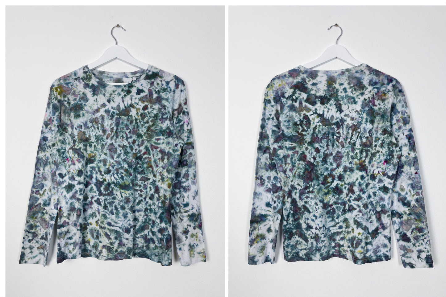 Ice Dye Longsleeve Top Cosmic Black