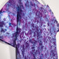 S | Purple Ice Dye T-Shirt